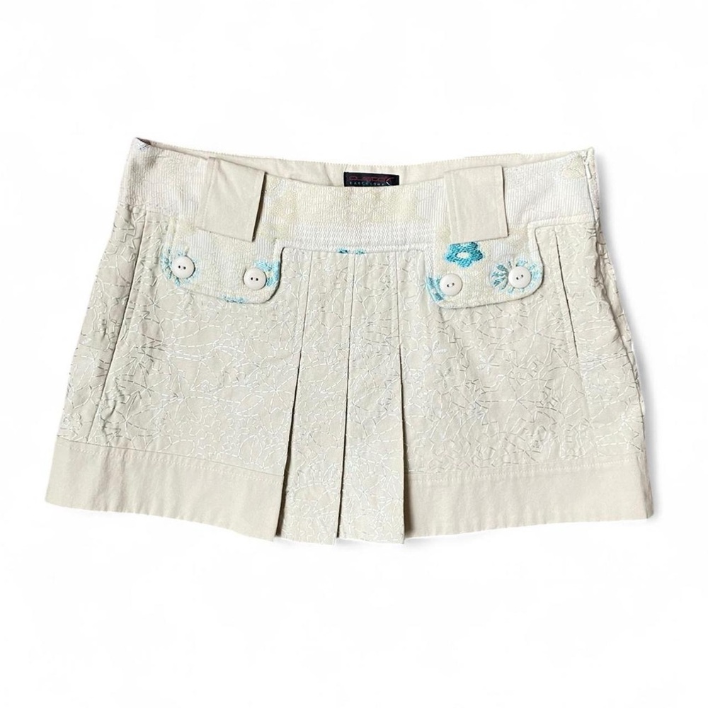 Custo Barcelona Pleated Mini Skirt